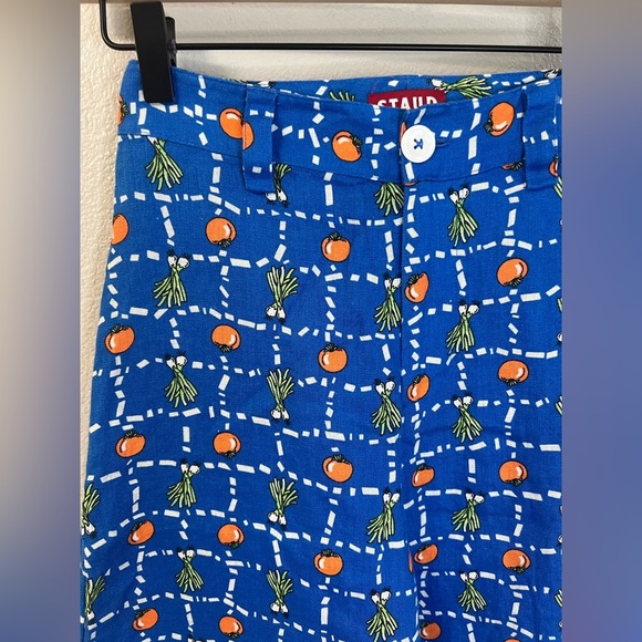 Staud Wide Leg Linen Pants Size 0 - Picture 3 of 9